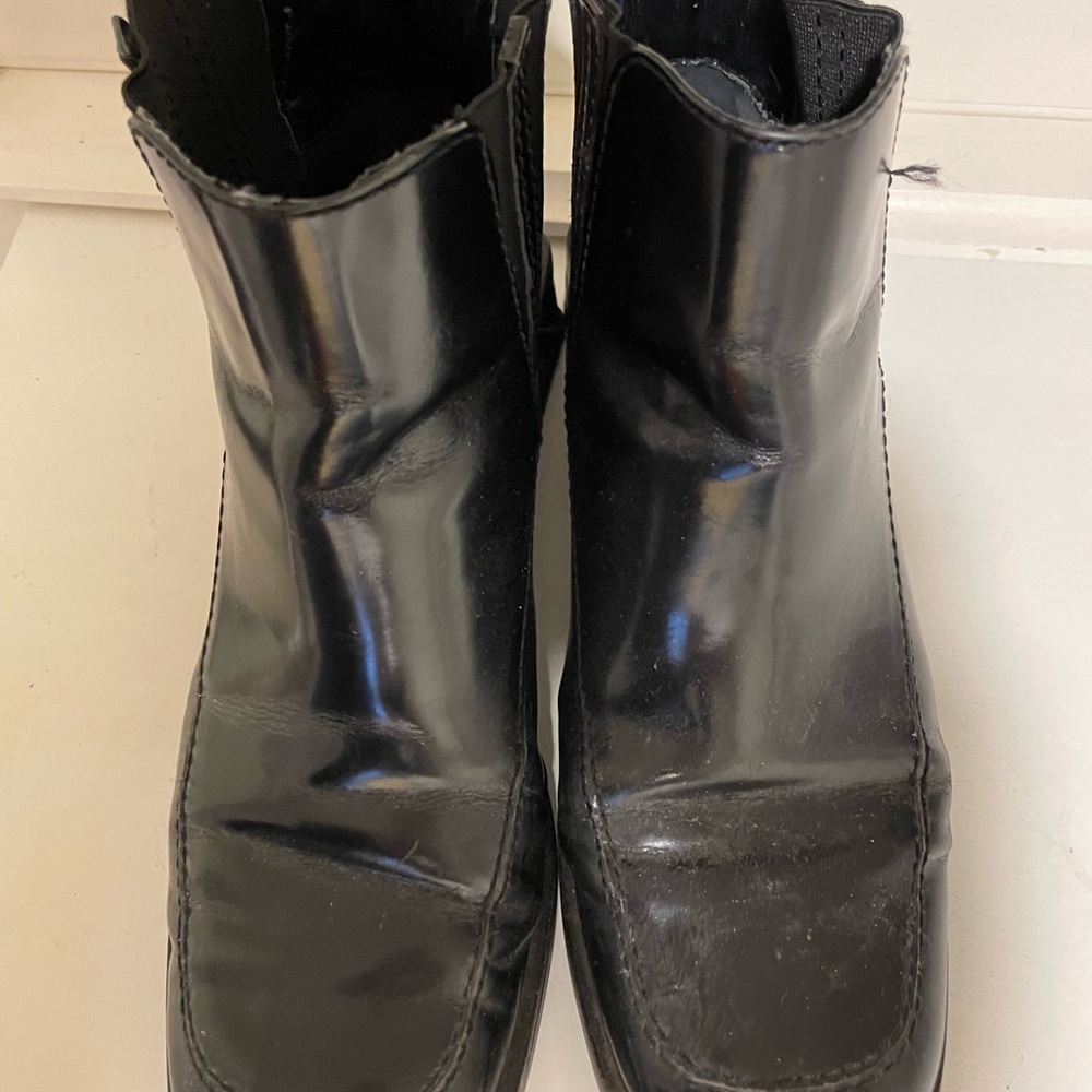 Cole Haan - chunky & substantial ankle boots.